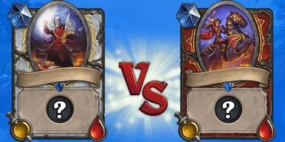 炉石传说冠军的试炼新一期投票 牧师战士蓝卡对决