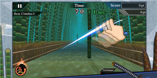 浪人风《水果忍者》 超爽快动作游戏《武士之剑》面世