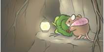 青蛙旅行洞穴探险
