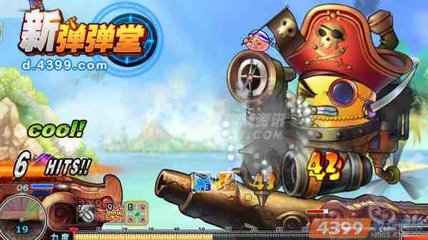 单枪匹马探险挑战4399新弹弹堂啵咕岛