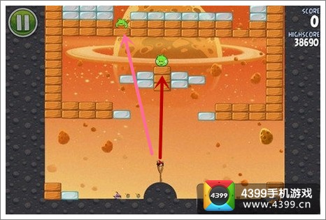 愤怒小鸟太空版PIG BANG星球第20关