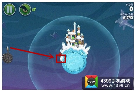 愤怒的小鸟太空版第28关