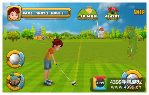 高尔夫锦标赛游戏画面