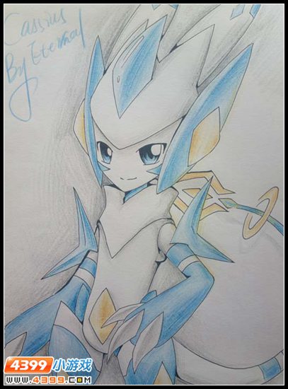 战神卡修斯简笔画