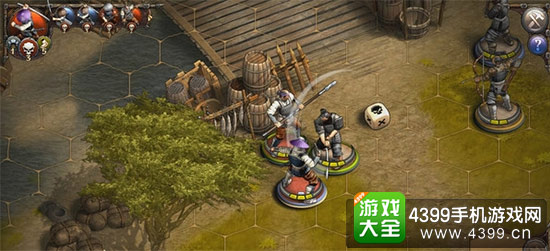 战棋卡牌游戏战团武士道将登移动平台这个画风我喜欢