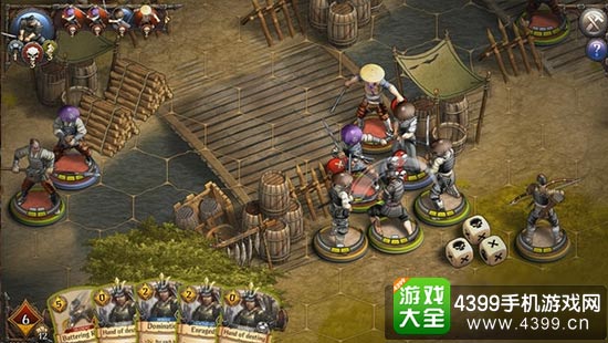 战棋卡牌游戏战团武士道将登移动平台这个画风我喜欢