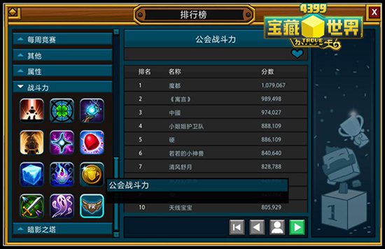 宝藏世界职业排行_全新排行榜《宝藏世界》打响新年第一战