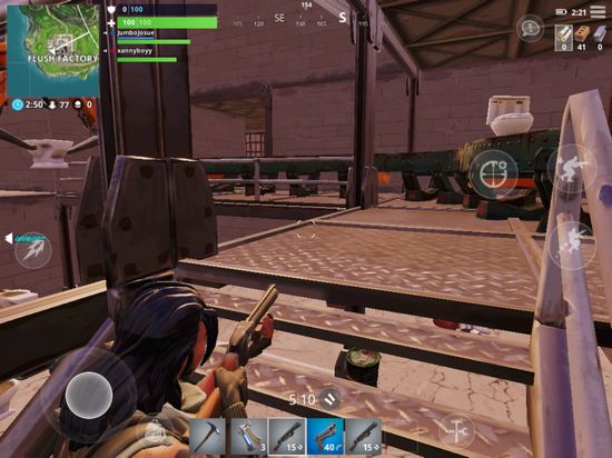 堡垒之夜移动端评测 无愧四十余国榜首