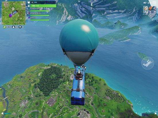 堡垒之夜移动端评测 无愧四十余国榜首