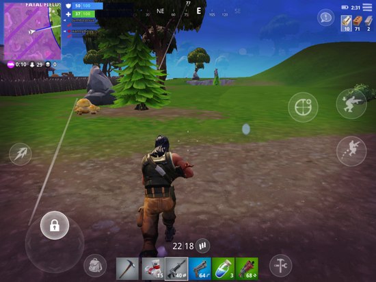 堡垒之夜移动端评测 无愧四十余国榜首