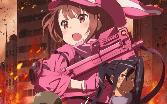 《刀剑神域外传 gun gale online》基于第二季中的线上游戏"ggo"为