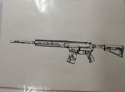 生死狙擊玩家手繪 AR15步槍