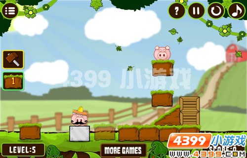 4399《援救小猪》 淘气臭小猪的惊险之旅