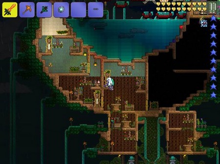 【一天一图纸】《泰拉瑞亚》月亮树建筑设计图纸