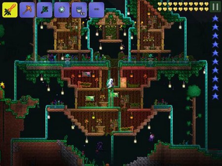 【转】泰拉瑞亚仿建月亮树 月亮树建筑设计图纸