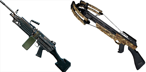 和平精英中的各类枪械，你 喜欢哪个?