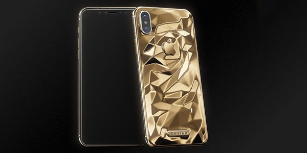 “液体黄金版”iPhoneX现世 售价3万 造型酷似被拧过的易拉罐