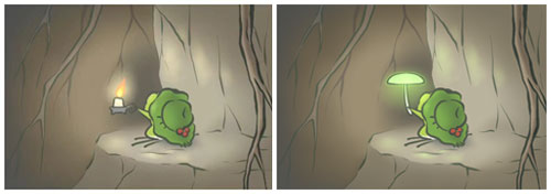 旅行青蛙洞穴探险图鉴展示 旅行青蛙洞穴探险明信片