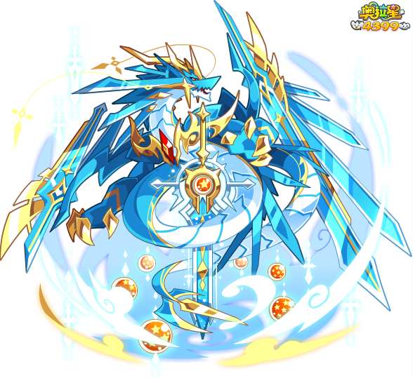 奥拉星七星神帝龙刃图片,异次元帝刃和异次元七星神龙合体,异次元龙刃